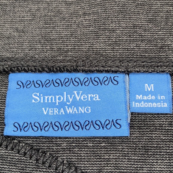 Simply Vera Charcoal Gray Skirt - Picture 4 of 6